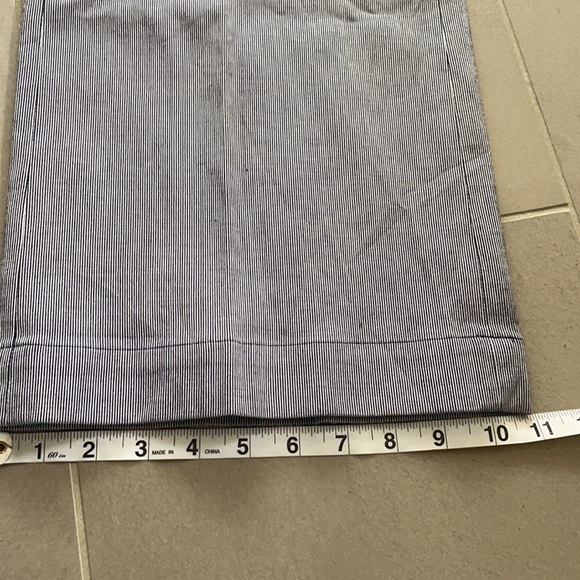 Lewit wide leg, high waist pin striped pants - Picture 10 of 13